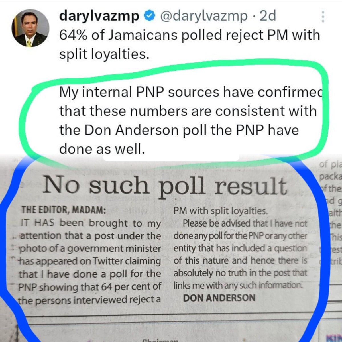 Ralston_ch's tweet photo. Me and many others knew that this man @darylvazmp was a liar from day one.. Do not trust them with #NIDS.. so them lie a so them tief https://t.co/P4994A29ZR
