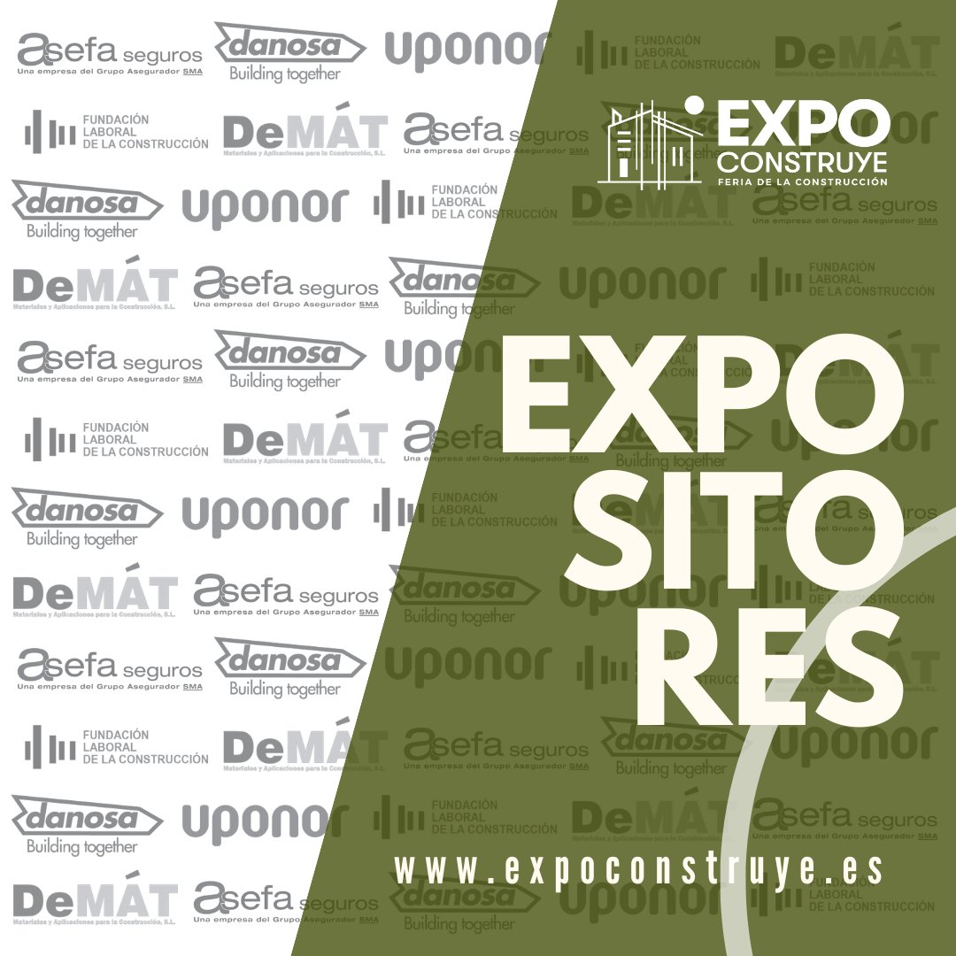 expo_construye's tweet photo. 🟢 Hoy os presentamos a otros 5 expositores que estarán en la próxima edición de #ExpoConstruye: https://t.co/9cEjPh0r7c