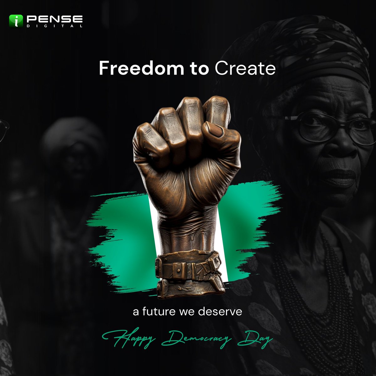 IpenseDigital's tweet photo. 25 years later, we celebrate the voices that fought hard so we can have that desired freedom! And the ability to create a nation we all dream of.

We cherish the strength of our voices and the power of our unity to build our future! https://t.co/dZKcdTxXO3