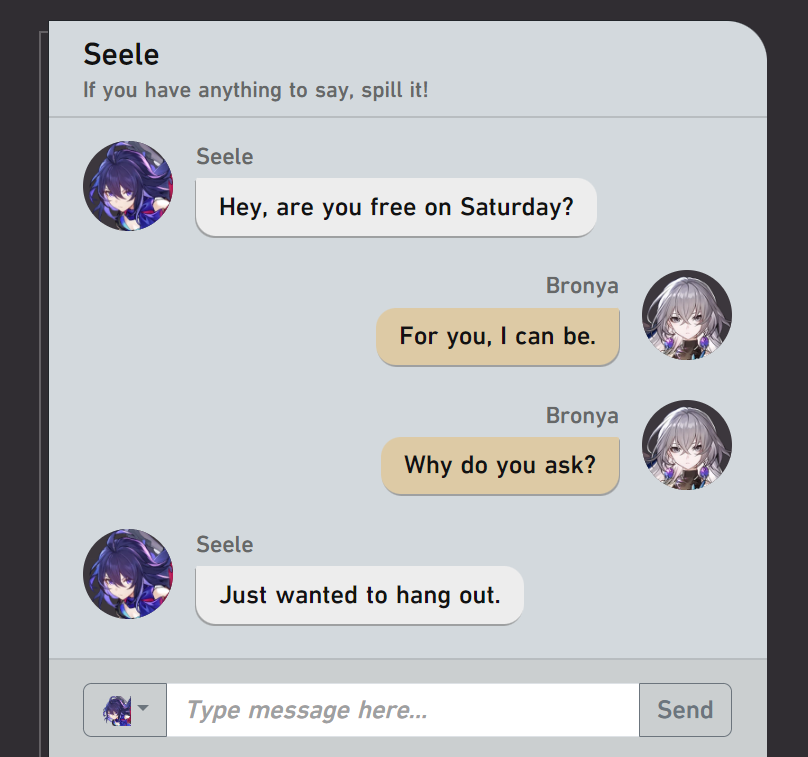 HSR Chat tweet media