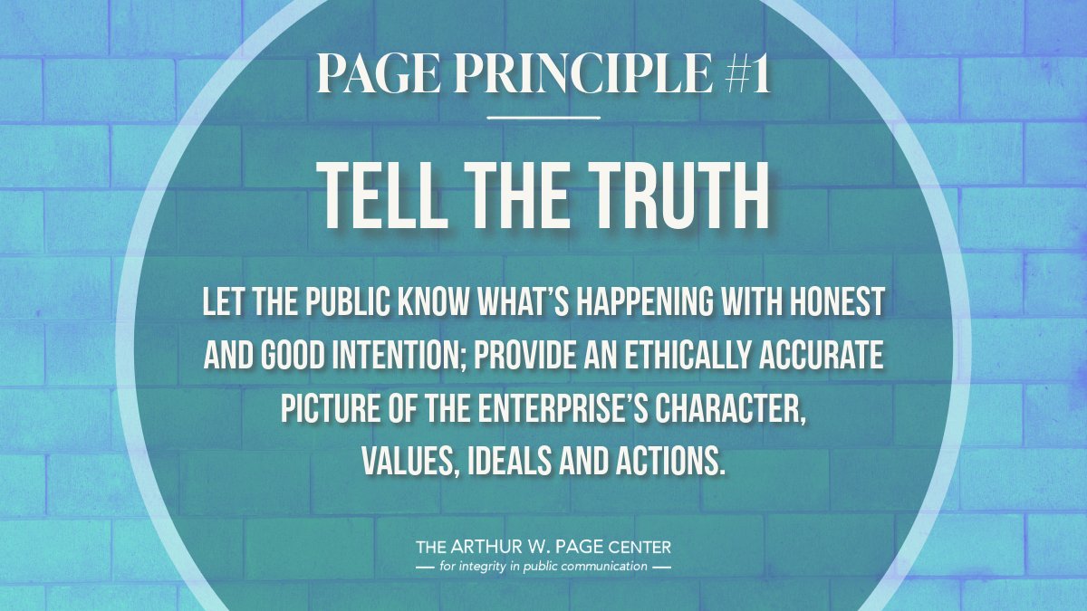 The Arthur W. Page Center tweet media