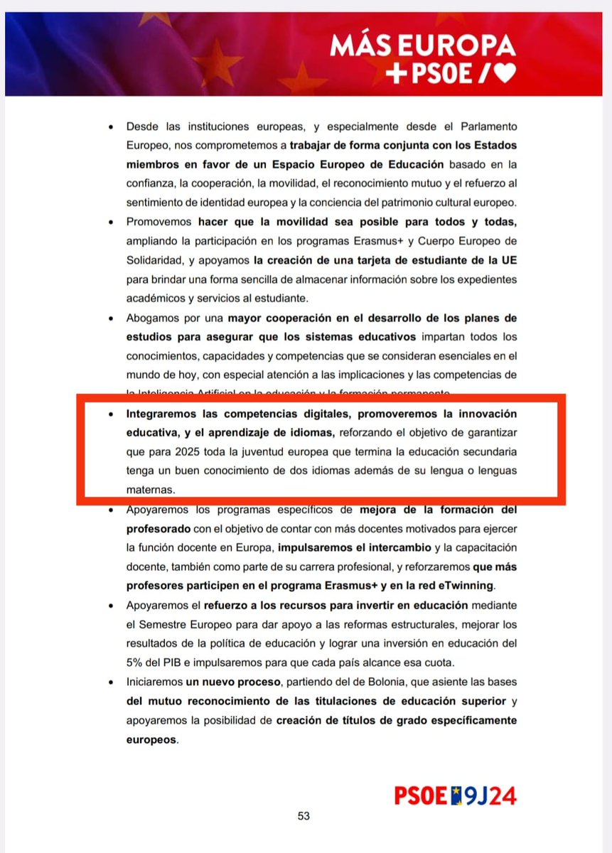 PRINCEpetitFLE's tweet photo. @educaciongob Deben cumplir con lo que prometen en vuestros programas, apuesten por la segunda lengua extranjera OBLIGATORIA en primaria secundaria y bachillerato. https://t.co/838Si7UTnv