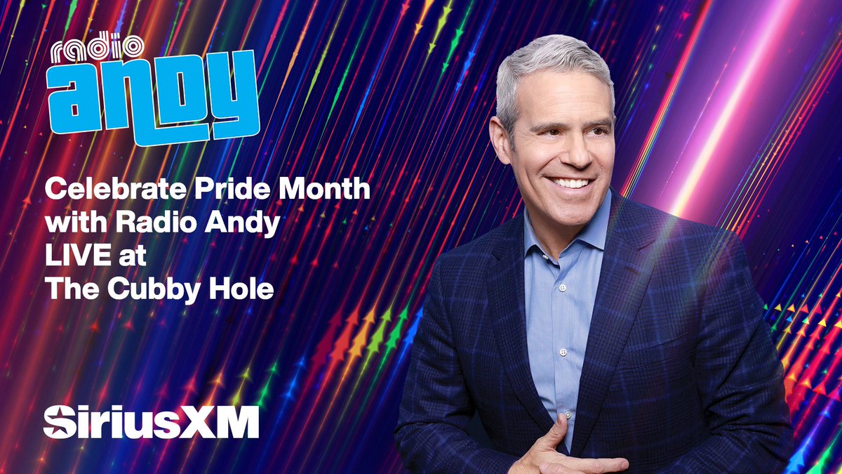 We have your chance to win a pair of tickets to Radio Andy’s Pride Party with <a href="/Andy/">Andy Cohen</a> on 6/26 from one of NYC’s most iconic LGBTQ+ hangouts, Cubbyhole! Visitwww.siriusxm.com/radioandycubby… for full details &amp; to enter. No purchase necessary. Must be a U.S. resident and 21+.