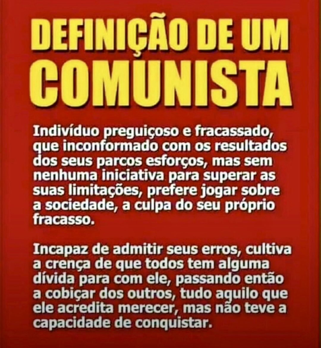 Também muito frequentemente chama os outros de fascistas sem ter a menor ideia do que isso signifique.