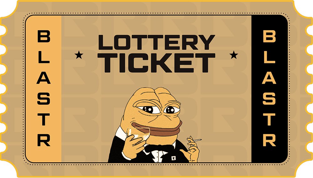 0xjack's tweet photo. Step 1: Mint a @blastr_xyz lottery ticket for 0.05Ξ (refundable)

Step 2: Add the NFT to @Blast_L2 jackpot

Step 3: Chill and wait to experience the double whammy—winning gold from both @blastr_xyz and the @Blast_L2 jackpot https://t.co/U4fbh8PXFn