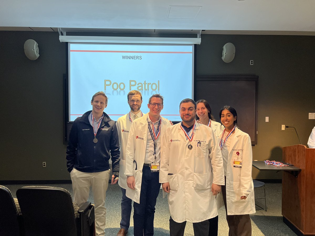 Congratulations to this team of residents who won the residency gamification for the year! Amazing job!! You all give us something to strive towards! Thank you to <a href="/SaherKhanMD/">Saher Khan</a> for running this amazing program <a href="/EmilySteinhagen/">Emily Steinhagen</a> <a href="/AmmoriJohn/">John Ammori</a>