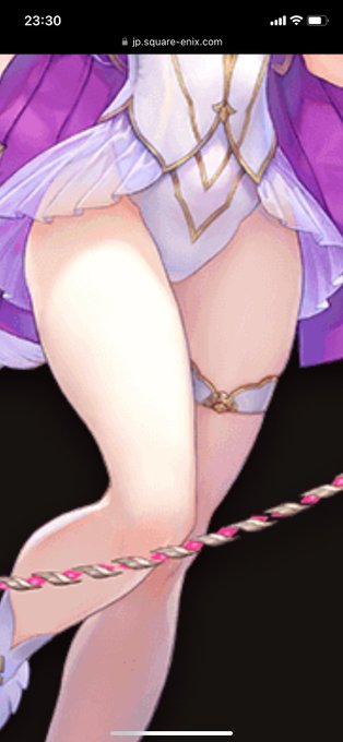 プリーツと太もも謎輪というエスカレイヤーのどちゃシコ属性感をリース枠とかいうえっちキャラに捩じ込まれる破壊力 