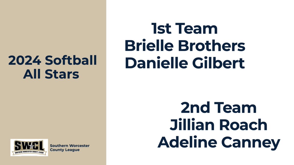 Congrats to our Softball All-Stars!