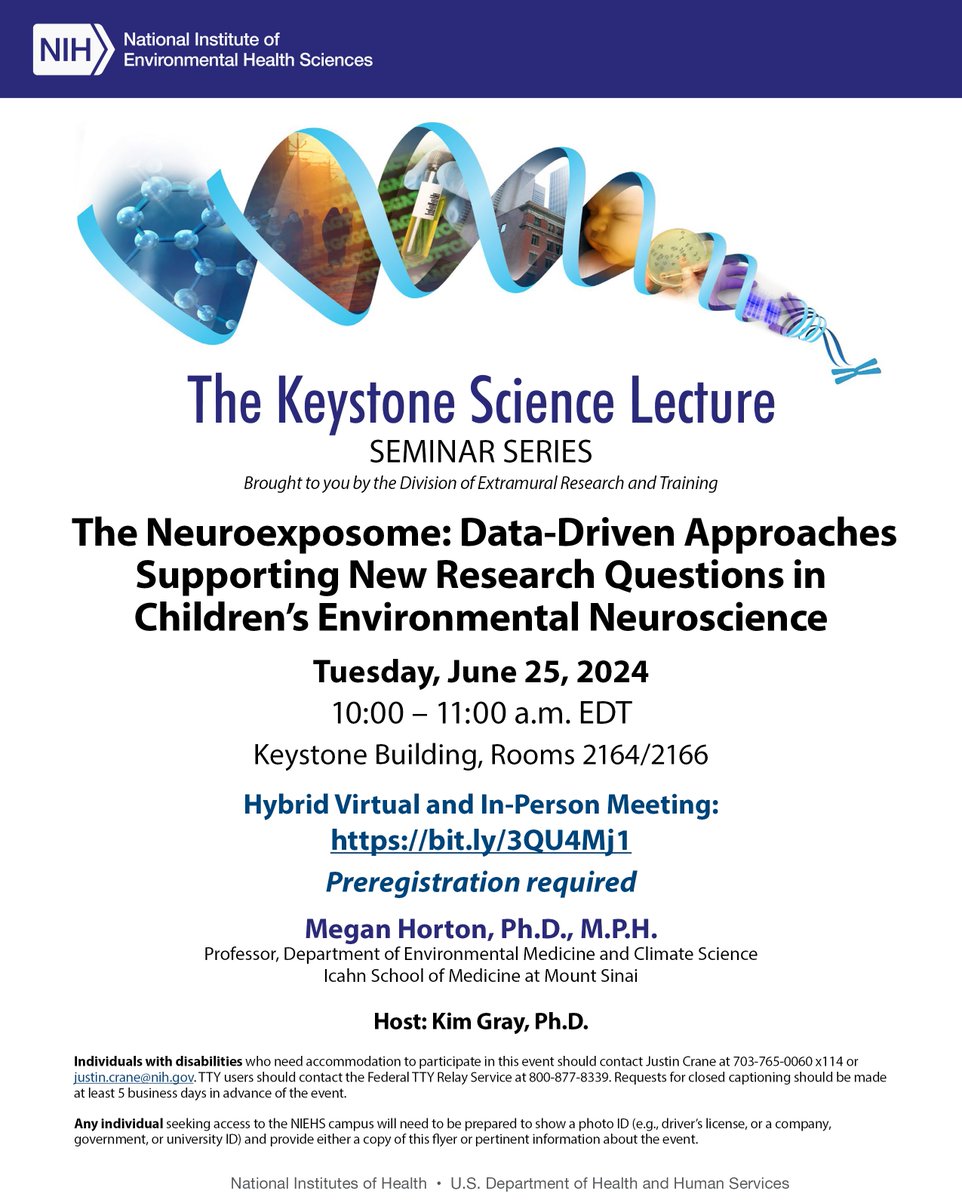 The Neuroexposome: Data-Driven Approaches Supporting New Research Questions in Children’s Environmental Neuroscience - June 25th webinar: bit.ly/3QU4Mj1