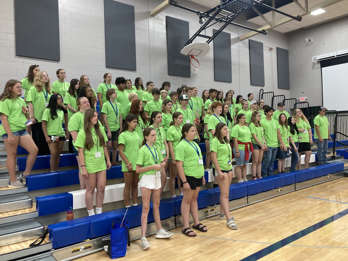 dchssander's tweet photo. These students attended June Jam at SCC Milford to gain leadership skills, meet new friends and had some fun.  Ava &amp; Justine helped organize the 3 day camp.  @DC_Scouts @dchssander https://t.co/CzeZmUpprx