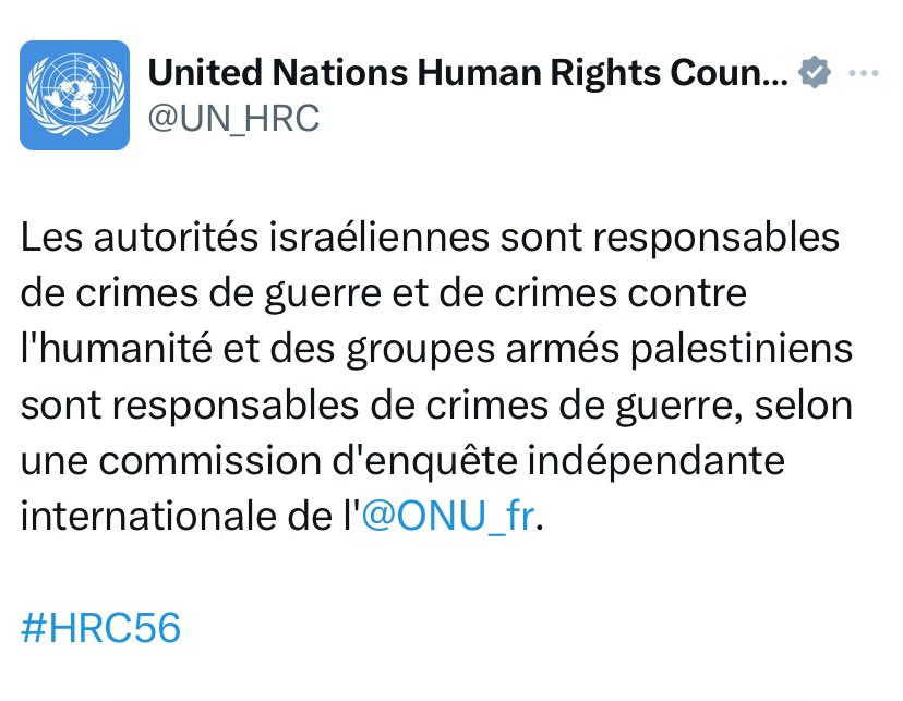 Bravo à LFI qui a su rester digne malgré la campagne de haine et de calomnie du bloc bourgeois.
Honte à tous ceux qui soutiennent ça.
L’Histoire jugera.
news.un.org/fr/story/2024/…
