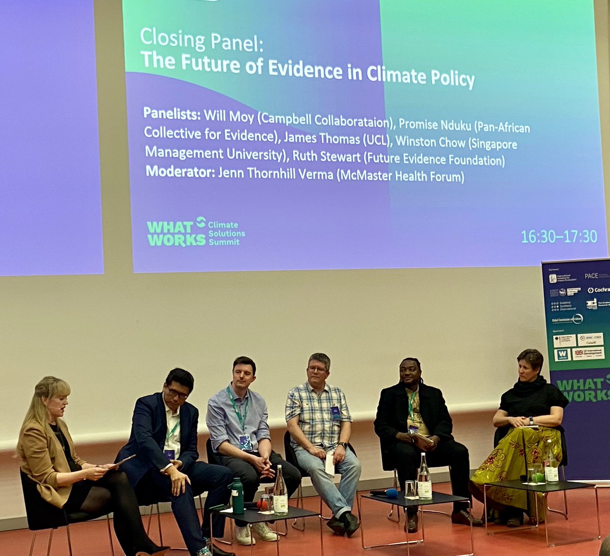 Ruth Garside ๐ช๐บ ๐๐ป (@ruth_garside) on Twitter photo Thoughts from the closing panel <a href="/WWCS_summit/">What Works Climate Solutions Summit</a> #wwcs2024 โThe time for talk is over - we need action nowโ โsynthesis needs to provide clear, actionable answers to funders, decision makersโ โscale, speed and quality of evidence to address climate change is neededโ Thoughts from the closing panel <a href="/WWCS_summit/">What Works Climate Solutions Summit</a> #wwcs2024 โThe time for talk is over - we need action nowโ โsynthesis needs to provide clear, actionable answers to funders, decision makersโ โscale, speed and quality of evidence to address climate change is neededโ