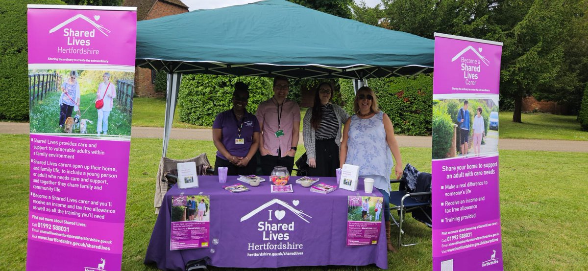Great day at the 'The Big Step Out' for Carers week. Lots of networking and interest in Shared Lives. #TheBigStepOut #CareforCarers <a href="/hertscc/">Hertfordshire County Council</a> <a href="/SharedLivesPlus/">Shared Lives Plus</a>
