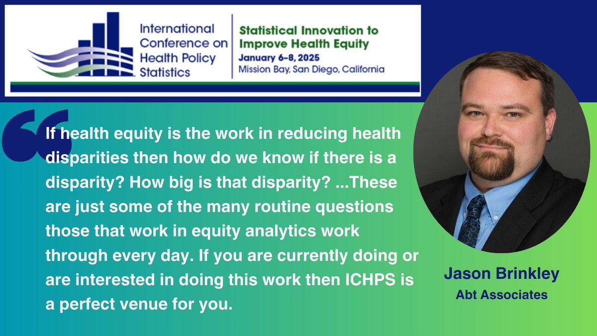 📭 Submissions are open for contributed abstracts at the 2025 International Conference on Health Policy Statistics (ICHPS), which will take place January 6-8, 2025, in San Diego, California! ✨
