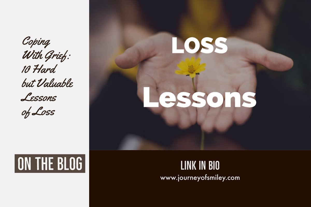 Have you experienced loss in your life?
journeyofsmiley.com/coping-with-gr…
.
.
#journeyofsmiley #katyparker #loss #grief #grieving #life #lifelessons #blog #blogoftheday #mentalhealth