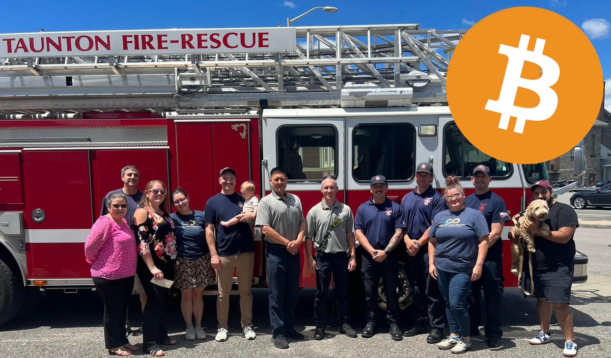 SimplyBitcoin's tweet photo. JUST IN:🇺🇸 The Taunton Firefighters, Local 138 in Massachusetts became the fourth union in the US to put #Bitcoin on its balance sheet 🚒 https://t.co/I7hrHTMpX5