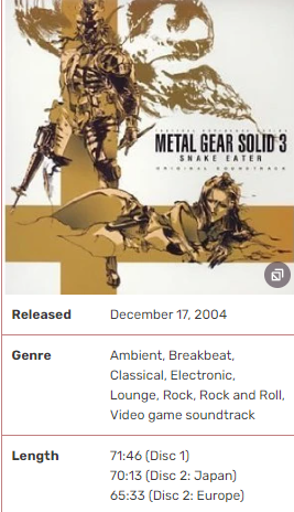 Darksparda62's tweet photo. @Laced_audio For me it's MGS3 Snake Eater Box Set https://t.co/oQUWjeAGAD
