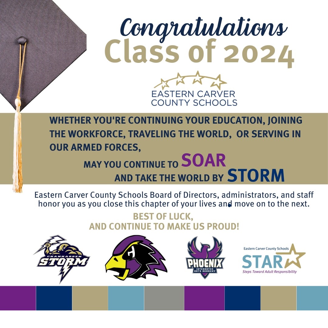 ICYMI: Graduations were held last week for Integrated Arts Academy, Chaska High School, and Chanhassen High School. Click the links below to watch the recorded live streams!

IAA: youtube.com/watch?v=T2rkOc…

Chaska HS: vimeo.com/showcase/95926…

Chanhassen HS: vimeo.com/showcase/95926…