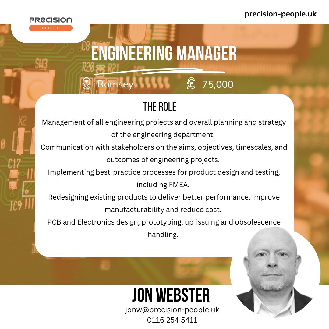 RecruitPrec's tweet image. Engineering Manager
Apply here - bit.ly/3vXkmTe
#engineeringmanager #manager #hardwaredevelopment #engineering #engineeringjobs #productdevelopment #ukjobs #cadengineer #mechanicaldesign #emc