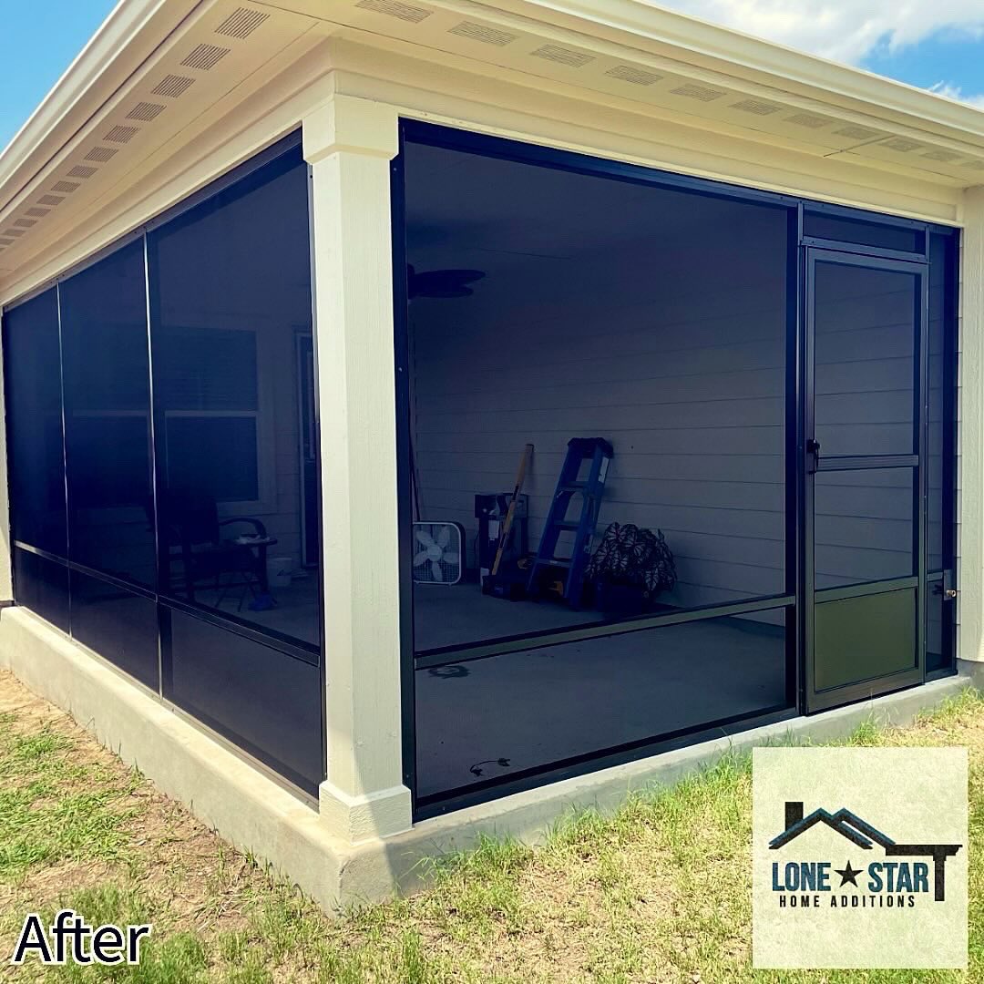 LSHomeAdditions's tweet image. Exciting update from Schertz, Texas! 🏡 Another stunning screen enclosure project completed, adding both style and functionality to this home. Our team takes pride in delivering top-notch results every time. 🌟

lonestarhomeadditions.com