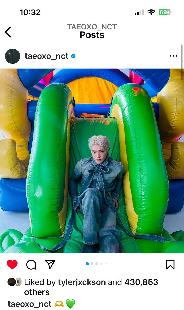 monsieurTY_'s tweet photo. Tyler Jackson, senior manager of Loewe’s global VIP relations, liked Taeyong’s latest ig post. Tyler &amp;Em Theerat are Ty’s supporters. He even liked Ty’s other posts.

During his 2 yrs at Loewe, Tyler helped styled Beyoncé, Rihanna, Zendaya &amp; Ariana. His resume is impressive ! https://t.co/ssyiOGaBL6