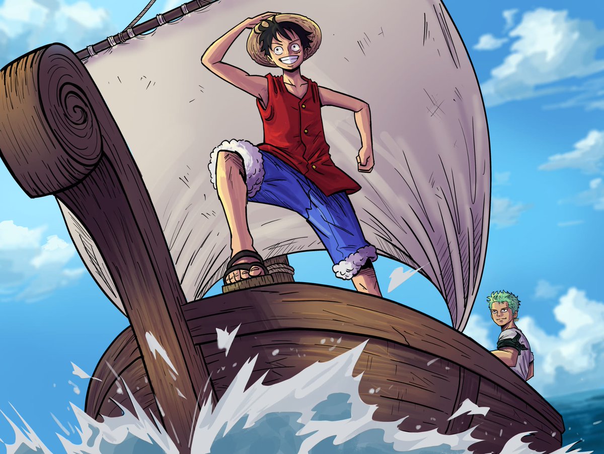 Zerogui_'s tweet photo. The beginning ✍️✨
#onepiece #luffy #fanart https://t.co/ei41SsCGcx