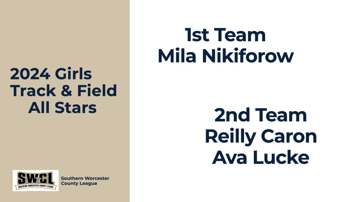 Congrats to our Girls Track &amp; Field All-Stars!