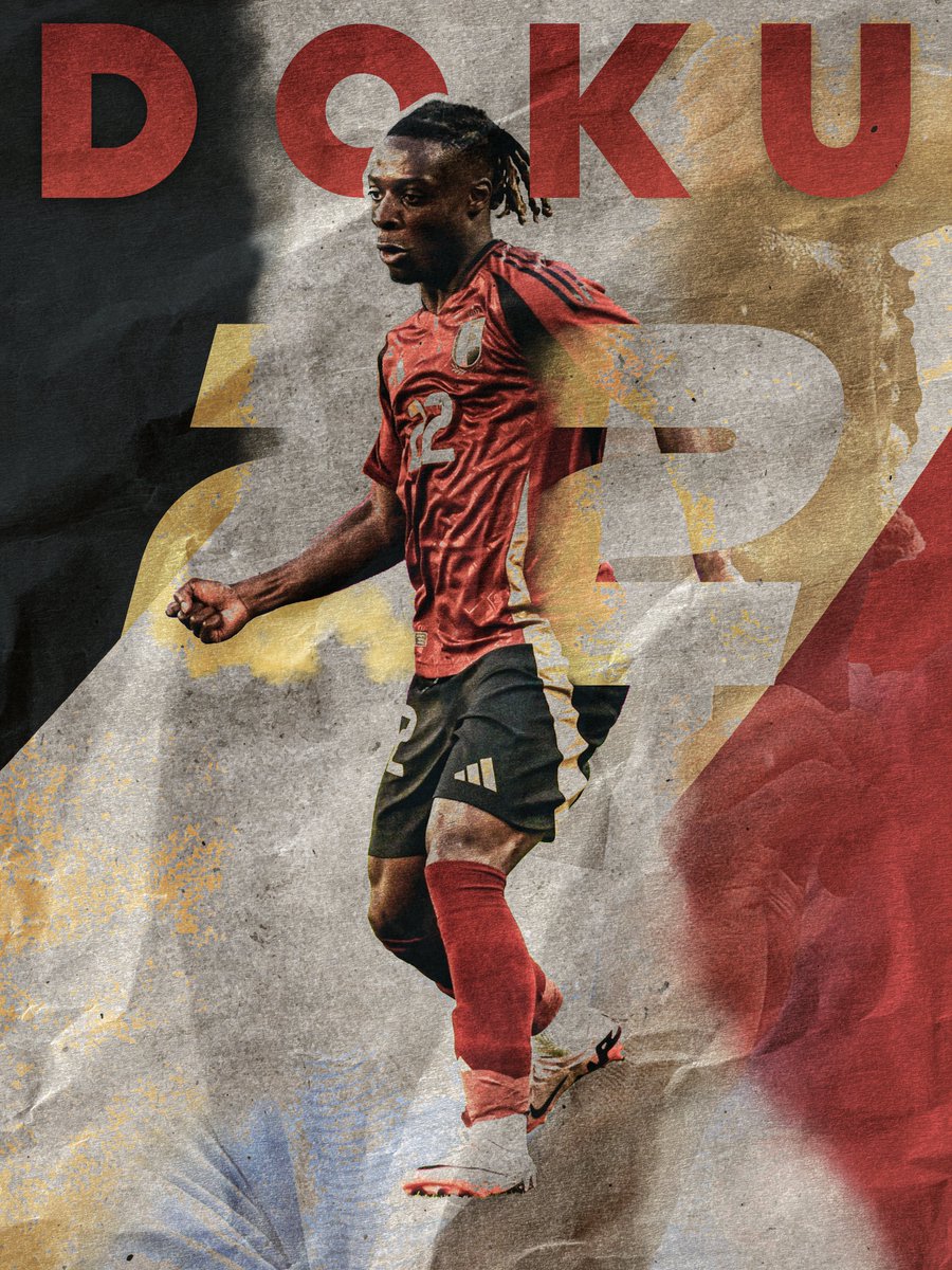 flexiartt's tweet photo. Eerste keer dat ik een sport poster maak!

@JeremyDoku @sporza #posterdesign #designers  #graphicdesigners https://t.co/KnI5dKHbym