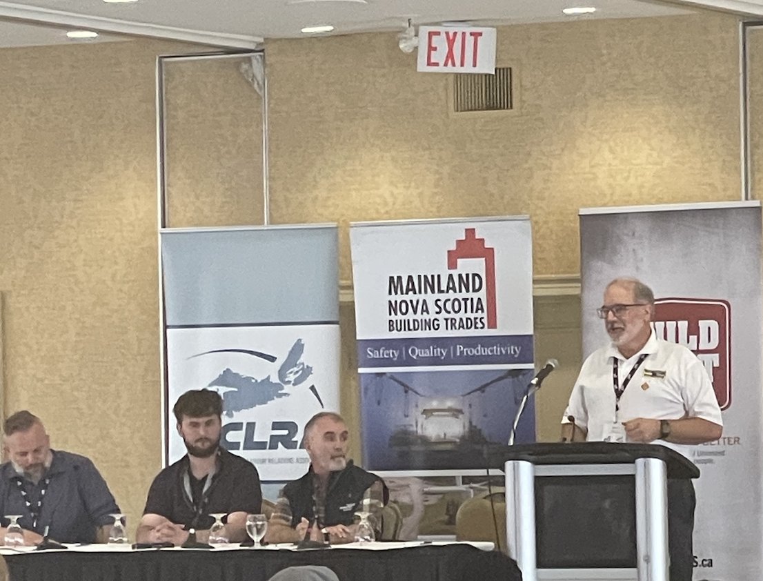 Helmets to Hardhats Canada (@h2hcanada) on Twitter photo H2H attends the <a href="/mainlandtrades/">NS Building Trades</a> at their 9th annual conference today! Veterans bring unmatched dedication to safety, quality, & productivity to the workforce.
Thanks for having us and for always supporting our program by providing Veterans with ample opportunities for success! H2H attends the <a href="/mainlandtrades/">NS Building Trades</a> at their 9th annual conference today! Veterans bring unmatched dedication to safety, quality, & productivity to the workforce.
Thanks for having us and for always supporting our program by providing Veterans with ample opportunities for success!