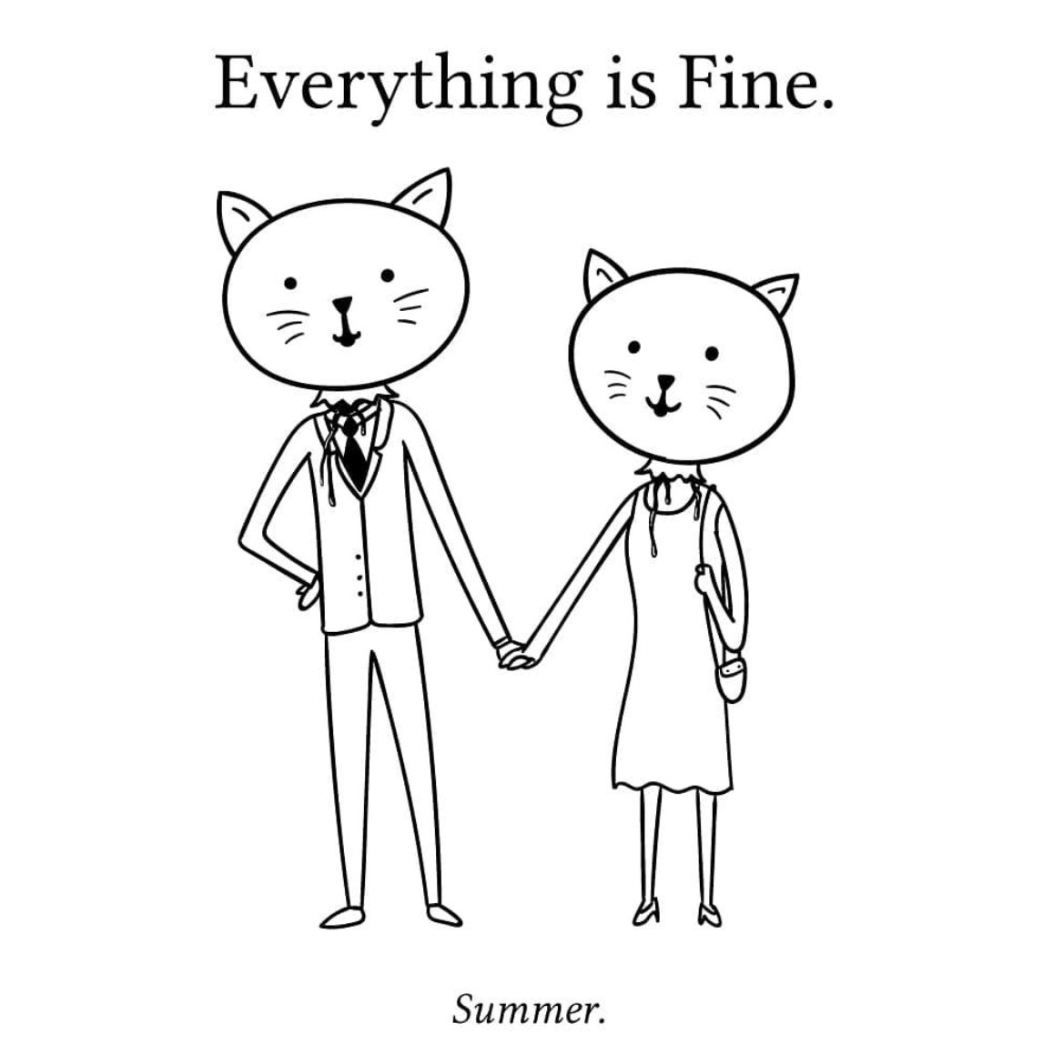 6 years ago today I doodled this and thought it was pretty creepy. I wrote 'summer' to make myself commit to making a comic out of it.