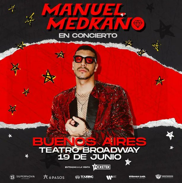 ¡Se viene el show de <a href="/manuelmedrano/">Manuel Medrano</a> en el @broadwayteatro! ¿Nos vemos ahí?