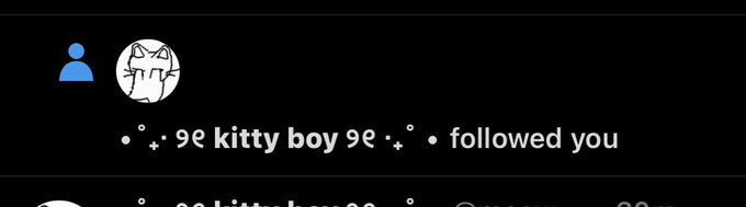 KITTY BOY FOLLOWED ME BACK AAAAAAAA https://t.co/mDGQC6XK8V