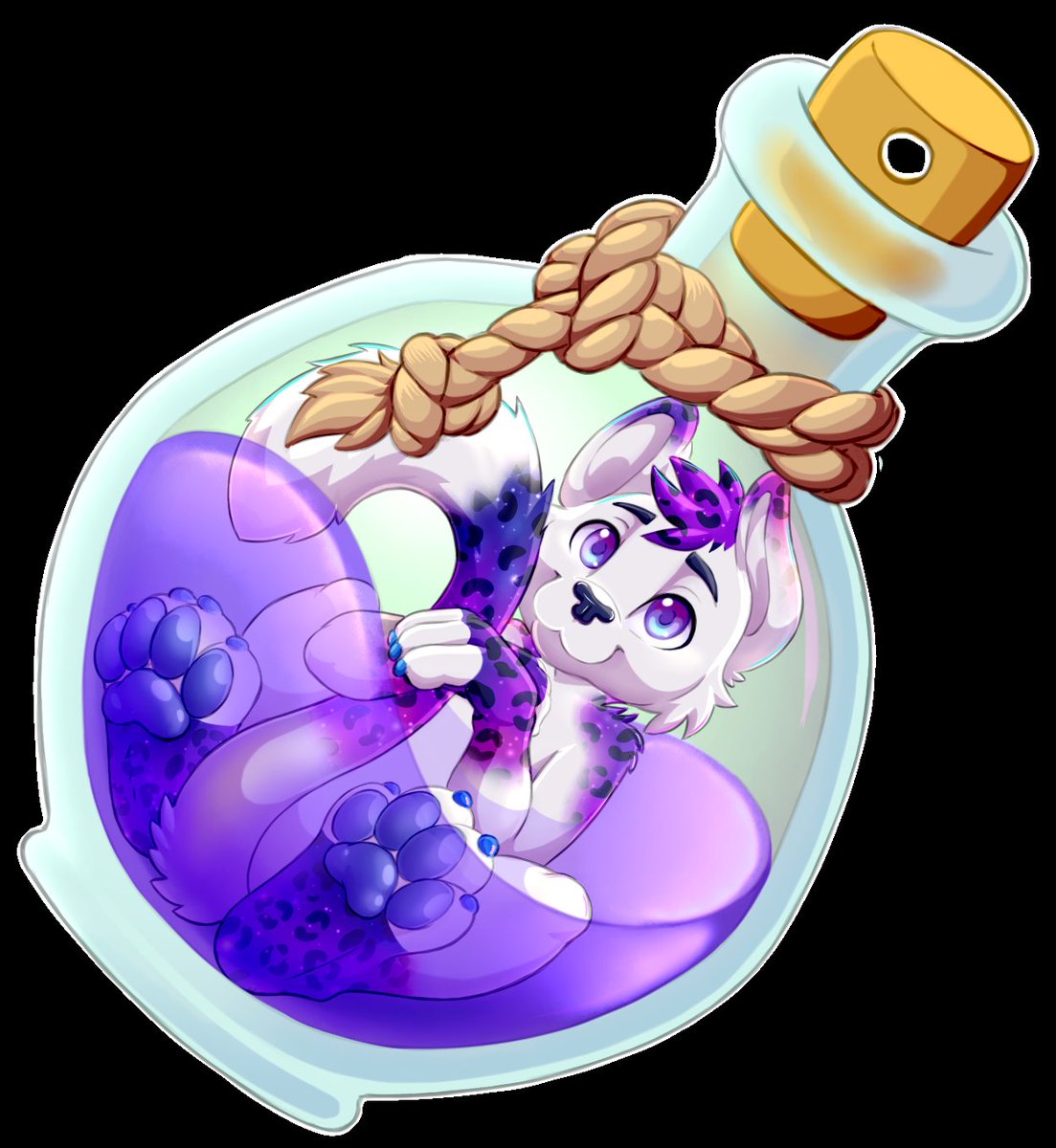 ✨🧪Noooooooo! Don't drink the Astra Potion! 🧪✨

Happy hump day everyone! Galaxy cat is currently feeling a bit under the weather, but I hope you are all doing excellent. To cheer me up, let me know what you think would happen if you gave a sip... I'm curious 🤔 

🖌️ -