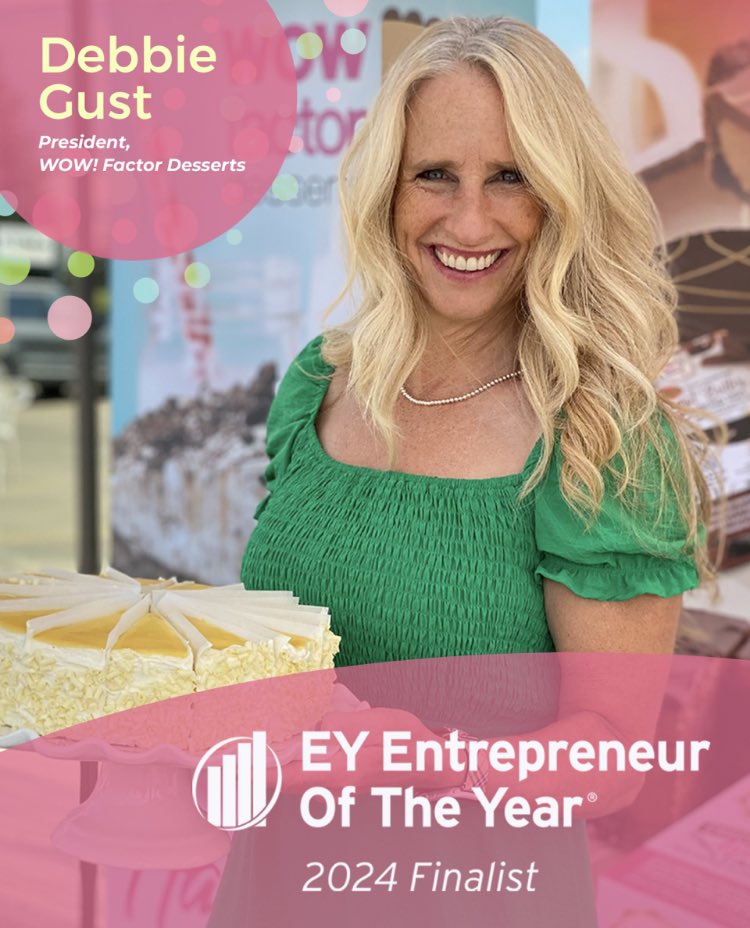 wowdessert's tweet photo. 🎉Congratulations to our very own Debbie Gust for being named an EY Entrepreneur Of The Year® 2024 Prairies finalist! 

She joins over 160 entrepreneurs in this prestigious group.

Best of luck, Debbie! We’re cheering you on every step of the way!💖🙌

#EYCanada 
#EOYCanada https://t.co/c0SjG2Z1Bg