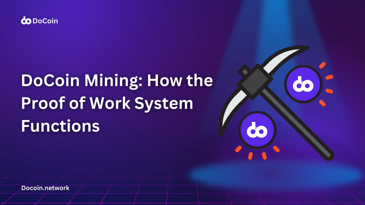 ⛏️ Understand DoCoin Mining! 🚀🔧
Proof of Work System Explained
✅ Secure Mining
✅ Decentralized Verification
✅ Fair Rewards
Learn how DoCoin’s PoW system ensures secure and fair mining processes.
👉 DoCoin.network
#DoCoin #Mining #ProofOfWork #CryptoSecurity