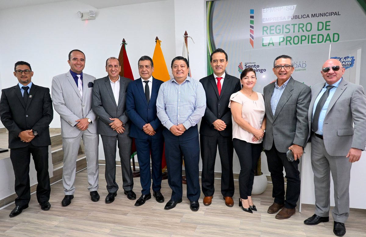 RegistroLC's tweet photo. El Registrador de la Propiedad y Mercantil del cantón La Concordia Dr. Patricio Ortega Ocampo, asistió al evento de Rendición de Cuentas 2023 del Registro de la Propiedad de la provincia de Santo Domingo, evento en el que se intercambio experiencias. https://t.co/we3Bq8XKid