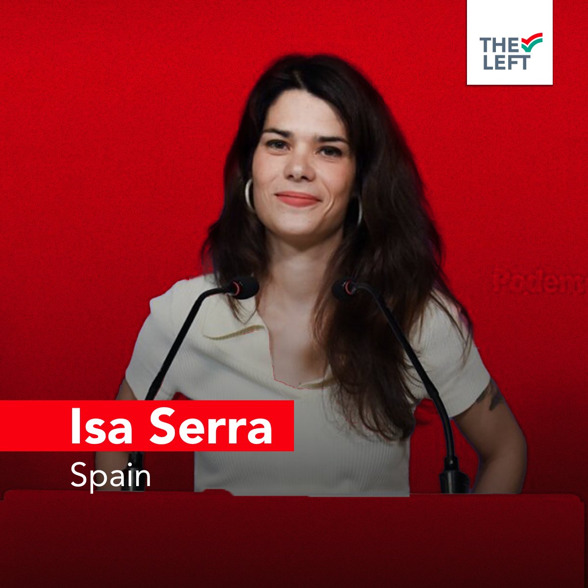 Left_EU's tweet photo. Welcome @isaserras to The Left group ✊ https://t.co/UaU4TdOft7