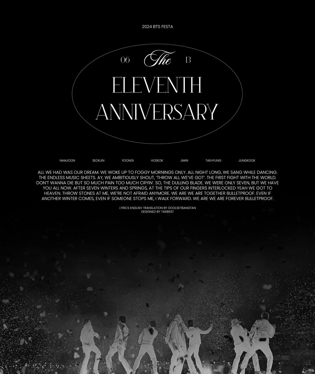 taebiest's tweet image. #BTS11thAnniversary 🤍