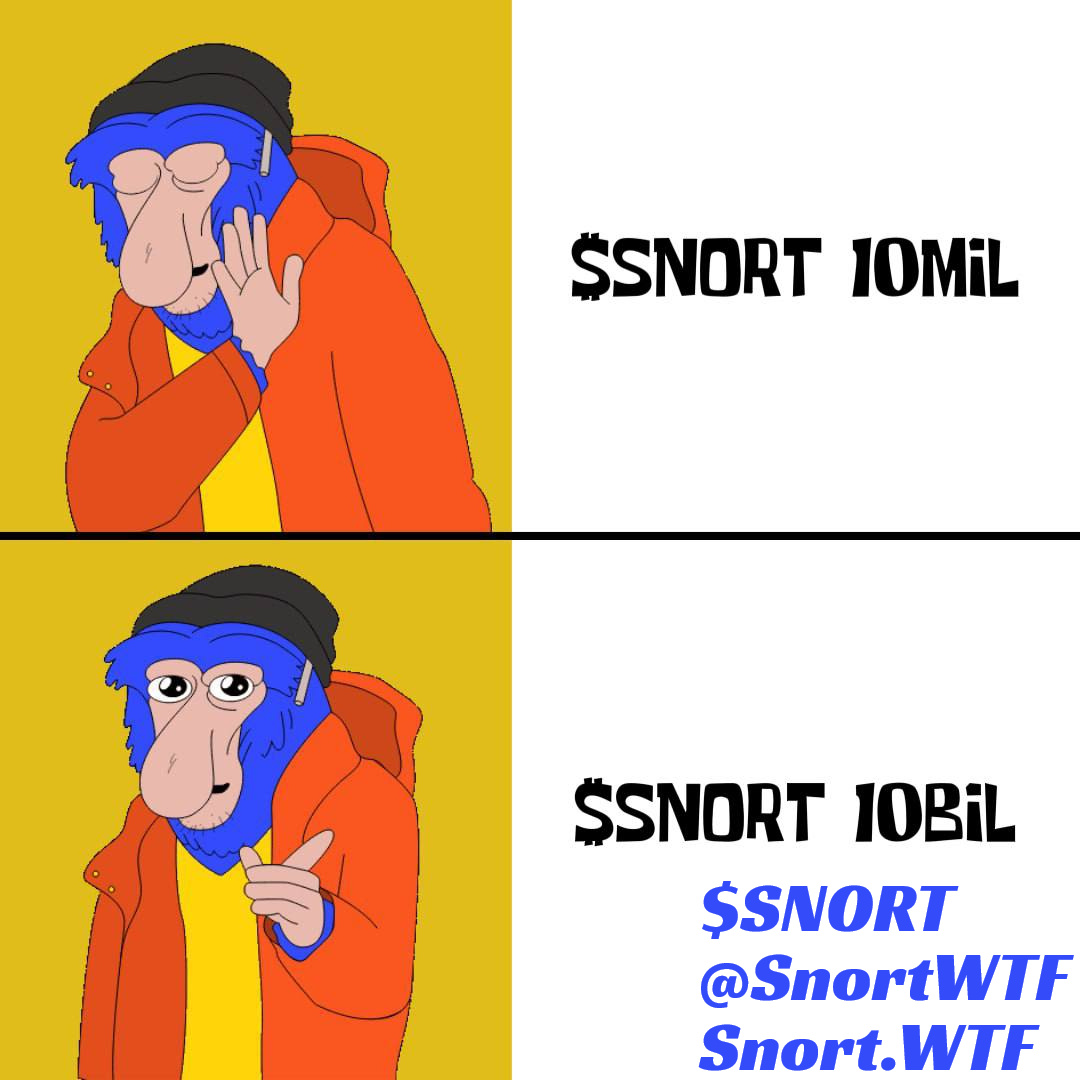 hasamu8's tweet photo. @SNORTwtf @1goonrich $SNORT don't short https://t.co/gbDS31PyI2