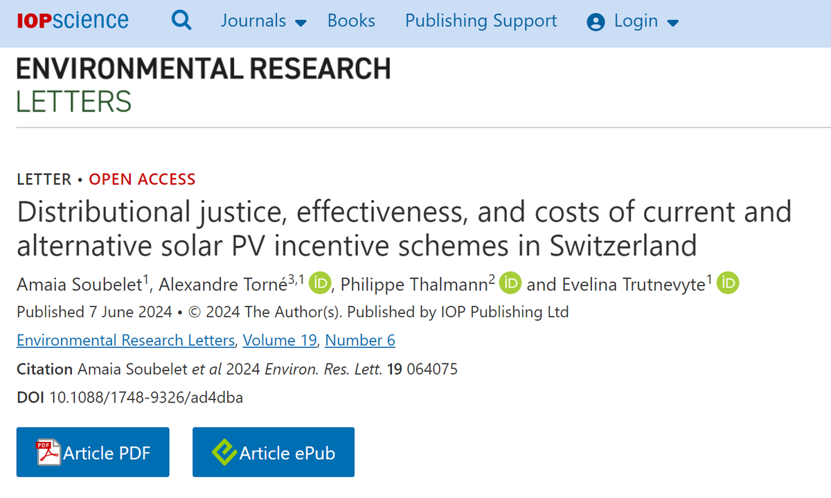 SWEETEDGE_CH's tweet photo. ☀️🏠La Suisse offre diverses #incitations pour le #PV solaire résidentiel, mais tous les ménages y ont-ils accès #équitablement?
🧐Niveau rentabilité économique?
💵Niveau montants de l'incitation?
⚖️Comment les systèmes d'incitation alternatifs se comparent au système actuel ? https://t.co/u6IPfnmAxI