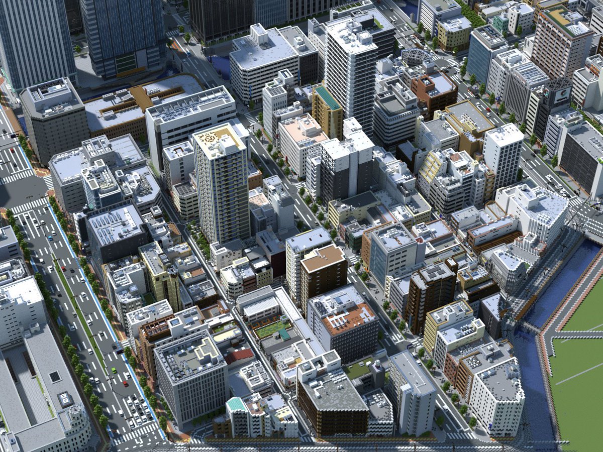 #minecraft #永松市
最近作った地区