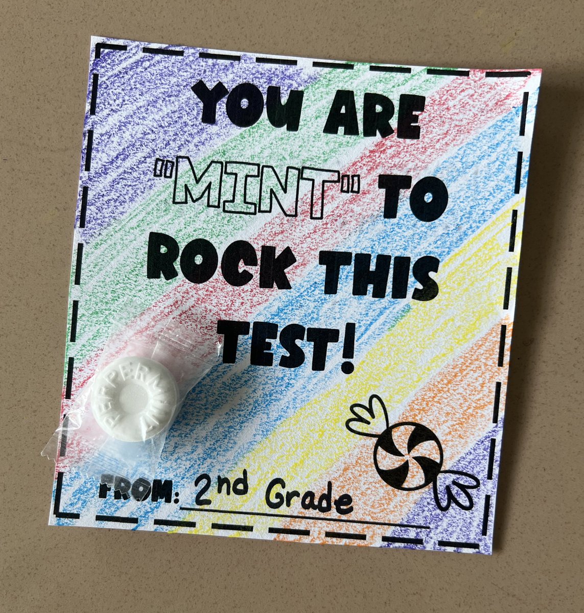 pinkk_pearl's tweet photo. Made encouraging notes for 5th graders to wish them success on their EOGs! My second graders decided on the phrases they wanted on it! @lakemyra #secondgraderocks #leaders #timetoshine https://t.co/0iUt994bm8