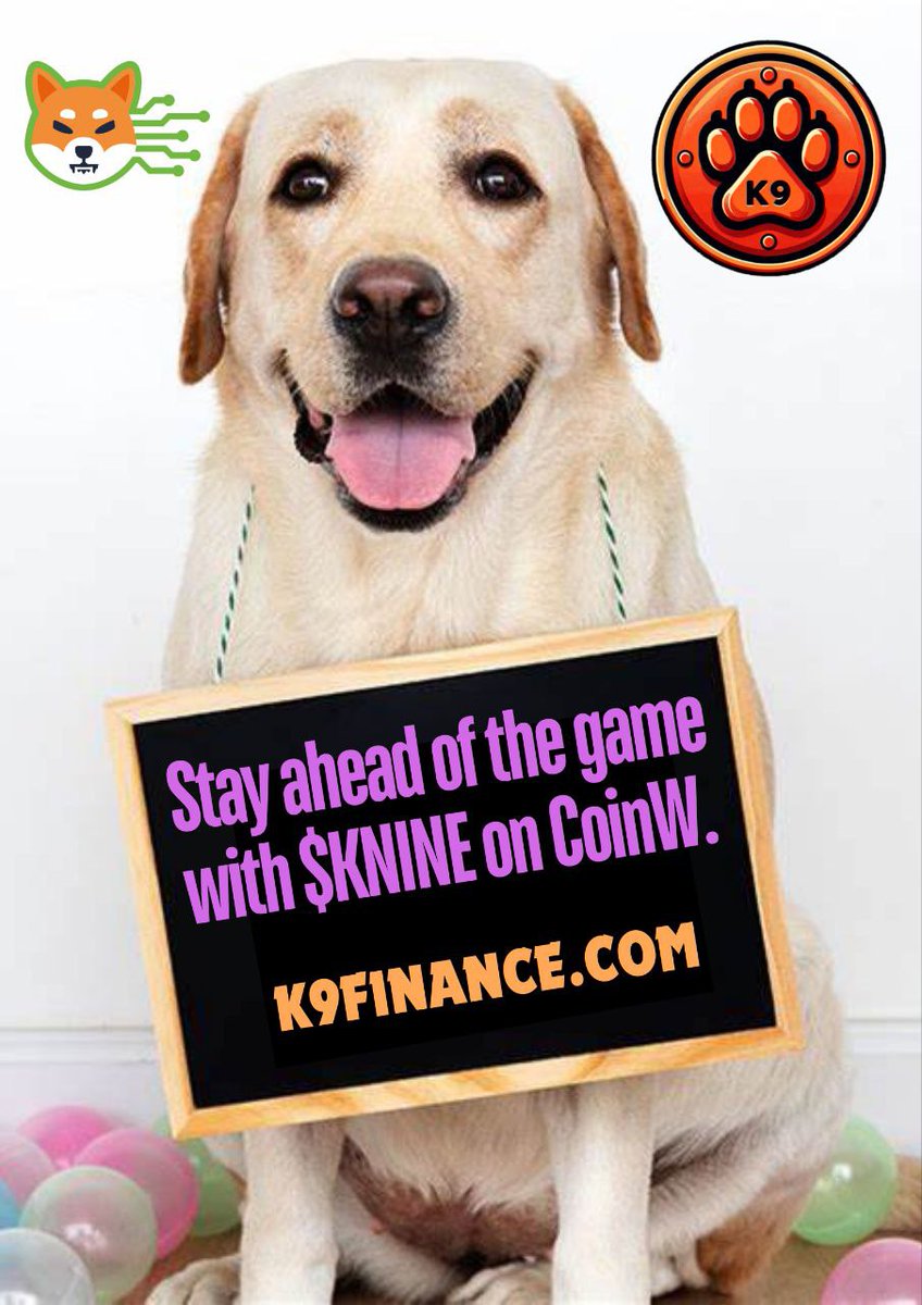 DaryaMoridi's tweet photo. @100xAltcoinGems Exciting update! @DEXToolsApp now tracks $KNINE circulating supply in real-time. Accurate info on $KNINE, like @Shibtoken, is crucial for informed DeFi swaps.

$SHIB #K9Finance 

🍫@K9finance 🍫

#Bitcoin    #Defi #crypto 
#k9 #EliteMarketingArmy https://t.co/5Kfz7EXhr2