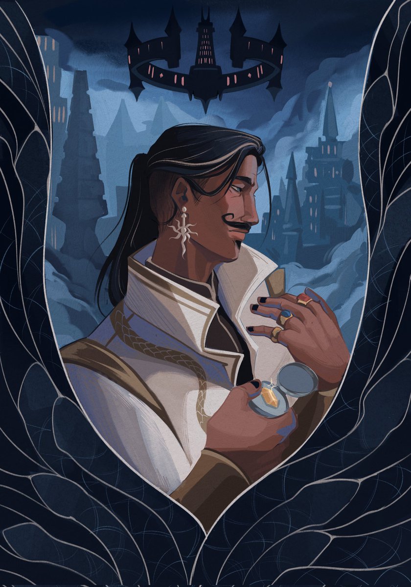 Nev_the_artist's tweet photo. This gameplay reveal just INSPIRES ME to draw till my arm literally yurts

We finally took a look at Minrathous and how could I not draw the best magister?

#dragonage #dorianpavus https://t.co/F1SVREP04D