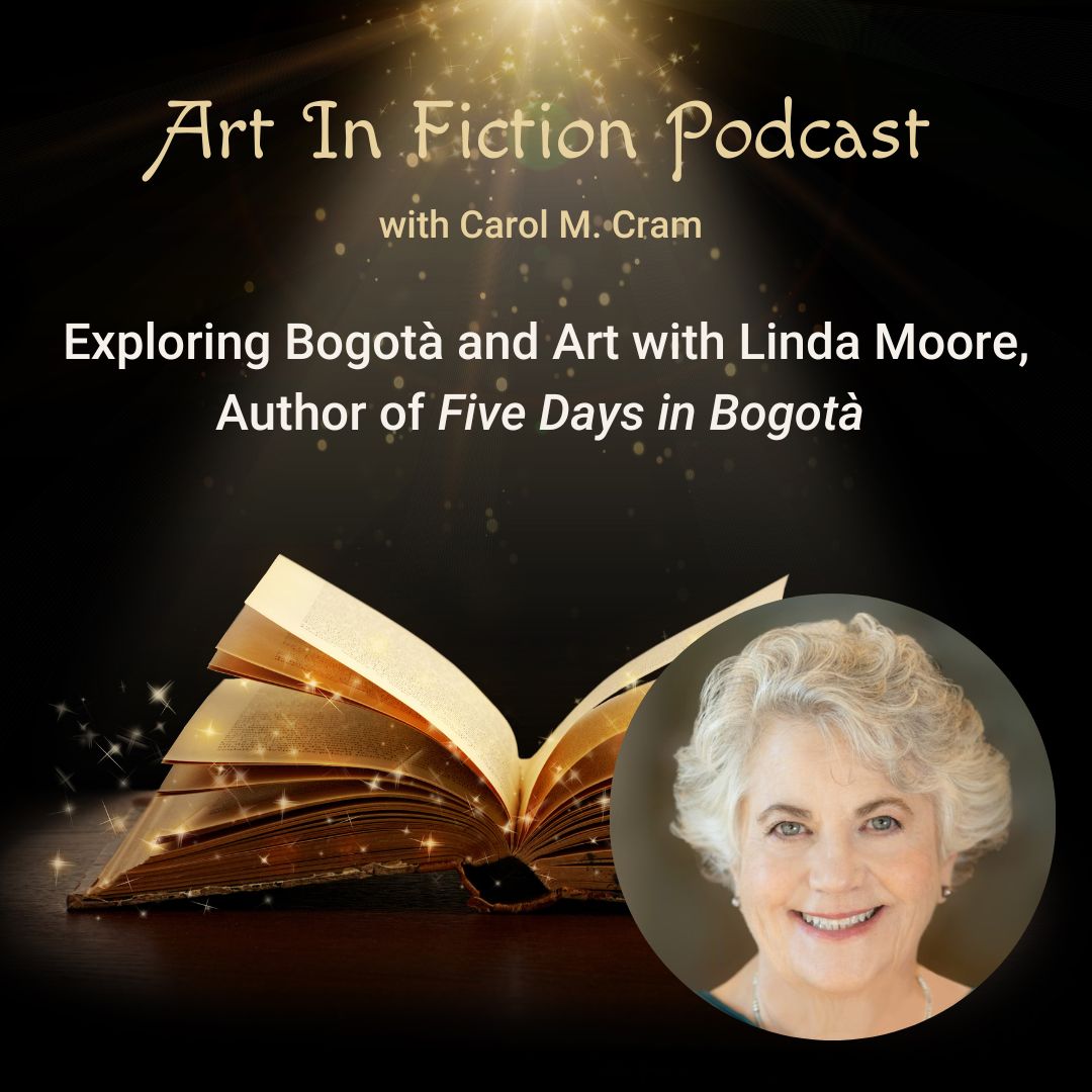 I had a delightful conversation on The Art In FIction Podcast with Linda Moore, author of Attribution and Five Days in Bogotá, both listed in the Visual Arts category on Art In Fiction.
bit.ly/4ehI8uR