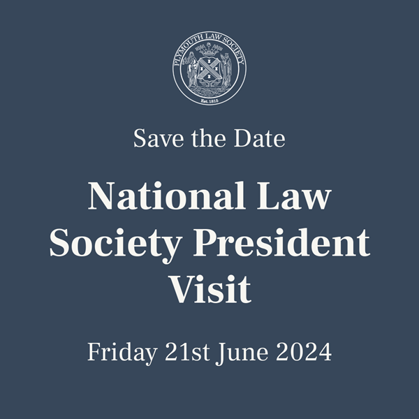 Join us on Friday, June 21st, 2024, at midday for a special lunch event at The Treasury. Come along for an open conversation on the future of legal aid with Nick Emmerson, President of the National Law Society.

Spaces are limited, so RSVP soon: president@plymouthlawsociety.co.uk