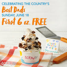 Treat Dad to <a href="/TCBY/">TCBY</a> on Father's Day, this Sunday, June 16, 2024, with 6 oz. of free fro-yo at a participating location! 🍨 Deets: tcby.com