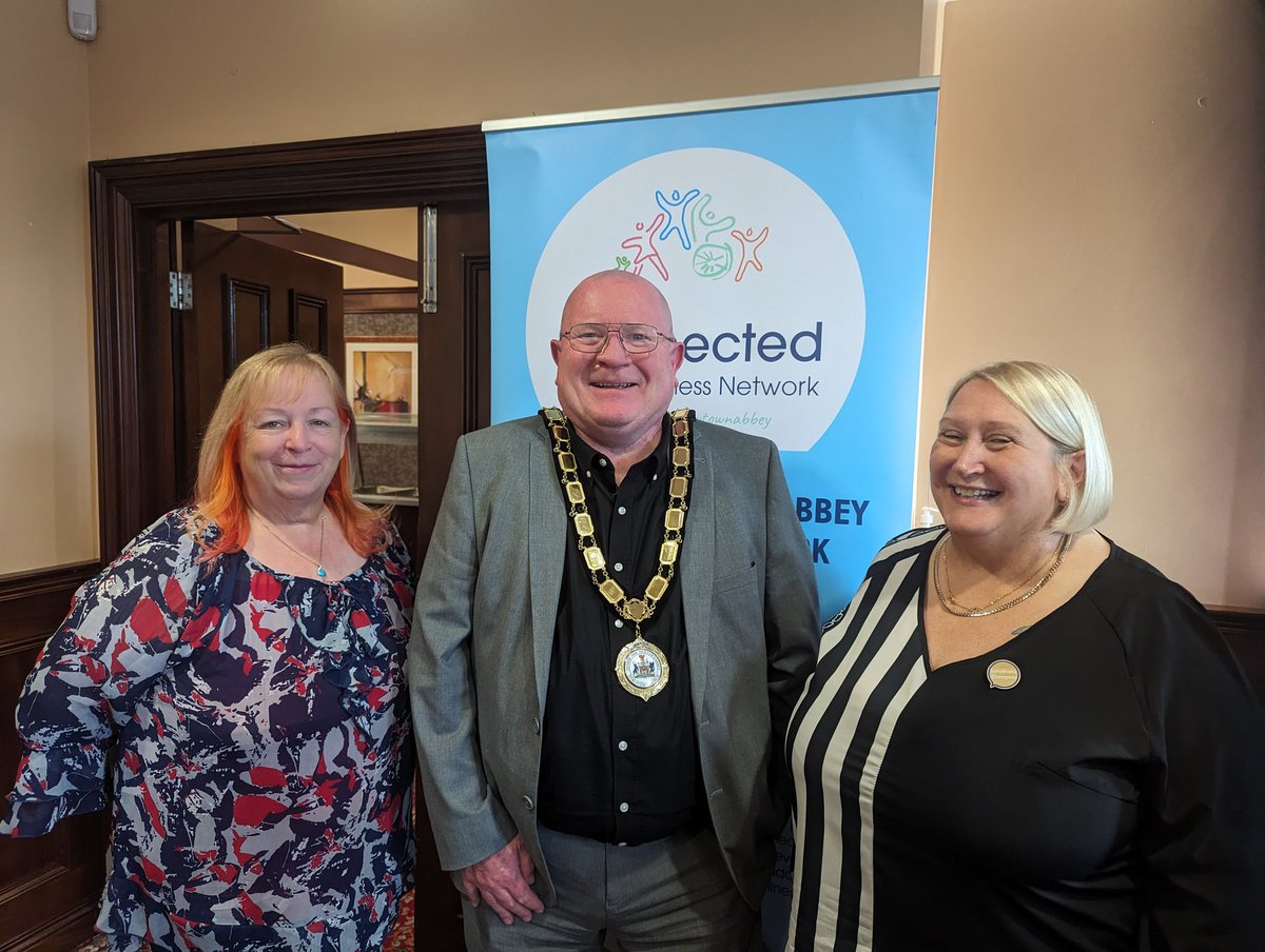 ListeningEar9's tweet photo. Congratulations Karen on being recognised as a Loneliness Champion.
The presentation was made at today's Loneliness Network meeting by ANBC Mayor Neil Kelly.
Also pictured is Kathy Wolff, a current Loneliness Champion.
#youmattertous
#ANBC
#anbclonelinessnetwork https://t.co/4kzYrpNfJP
