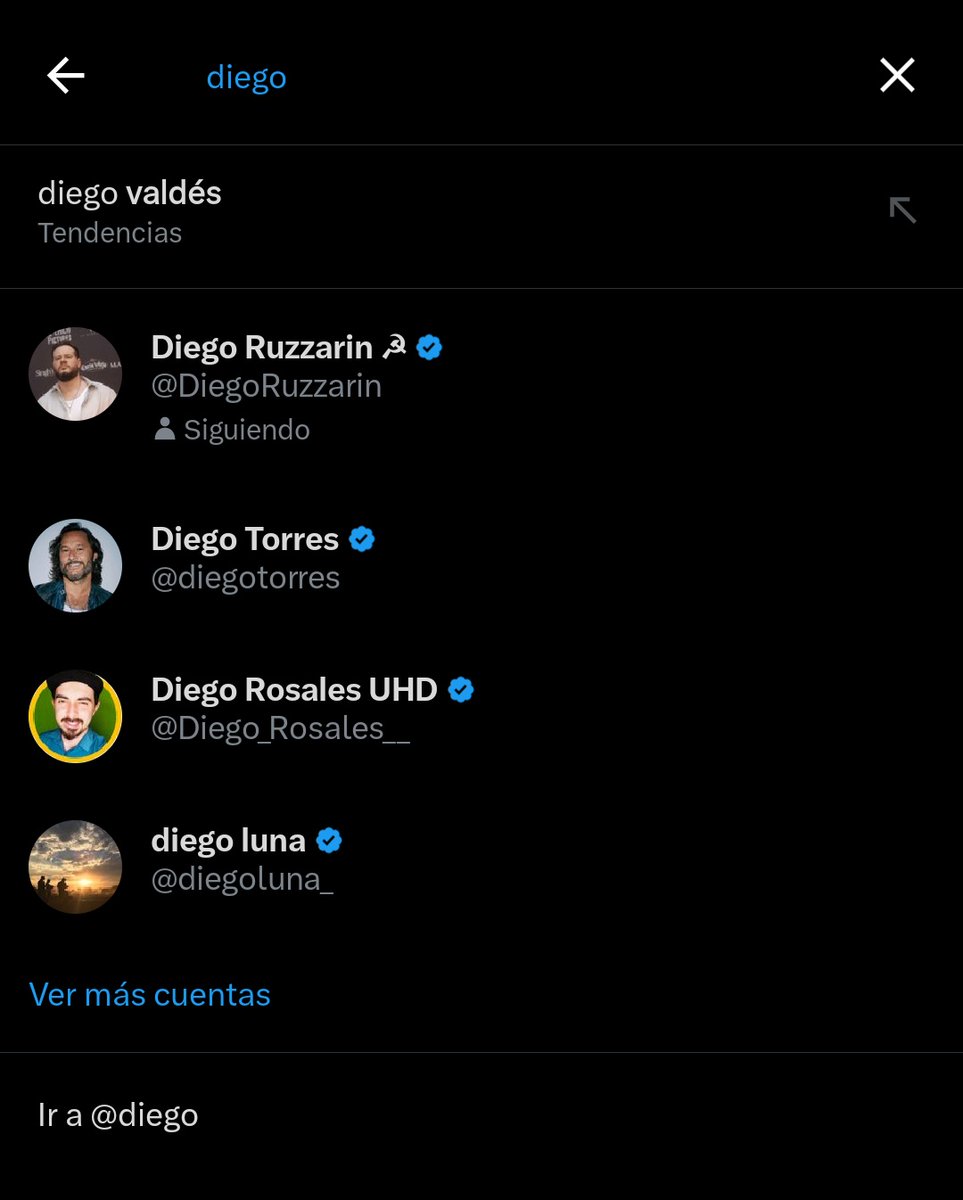 _Fesv_'s tweet photo. @DiegoRuzzarin No será tema de algunos países? Si escribo Diego en el buscador general eres el primero que me sale https://t.co/cE9PEIs98z