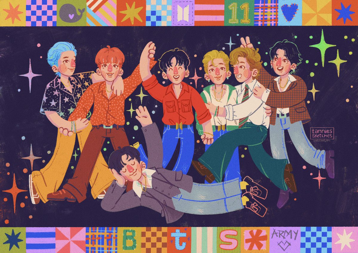 tanniessketches's tweet photo. 11 years of trust and love ♡♡

#2024BTSFESTA #btsfanart [2/3] https://t.co/qgWxzOUouw